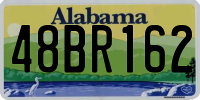 AL license plate 48BR162