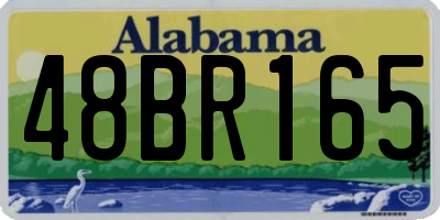 AL license plate 48BR165