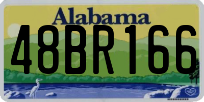 AL license plate 48BR166