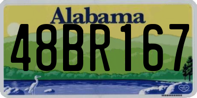 AL license plate 48BR167
