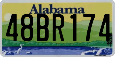 AL license plate 48BR174