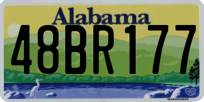 AL license plate 48BR177