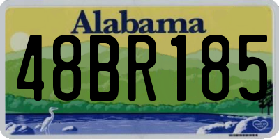 AL license plate 48BR185