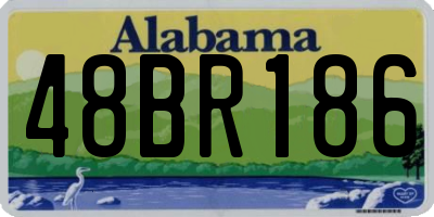 AL license plate 48BR186
