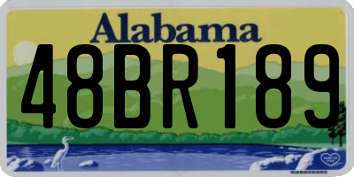 AL license plate 48BR189