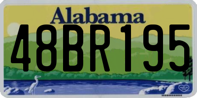 AL license plate 48BR195