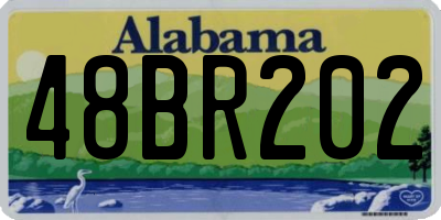 AL license plate 48BR202