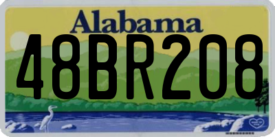 AL license plate 48BR208
