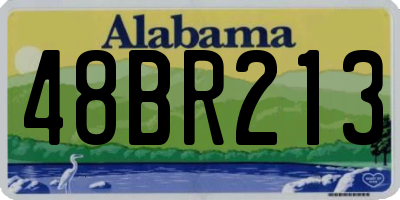 AL license plate 48BR213