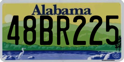 AL license plate 48BR225
