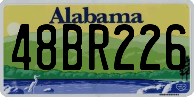 AL license plate 48BR226