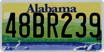 AL license plate 48BR239