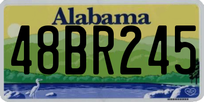 AL license plate 48BR245