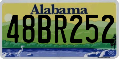 AL license plate 48BR252
