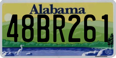 AL license plate 48BR261