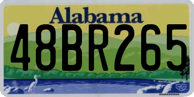 AL license plate 48BR265
