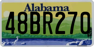 AL license plate 48BR270