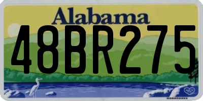 AL license plate 48BR275