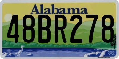 AL license plate 48BR278