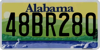 AL license plate 48BR280