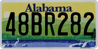 AL license plate 48BR282