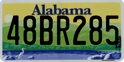 AL license plate 48BR285