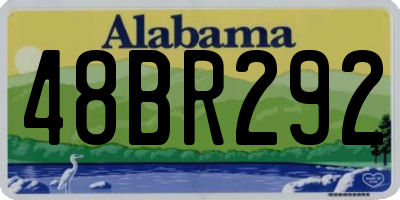 AL license plate 48BR292