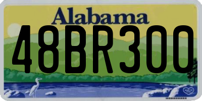 AL license plate 48BR300