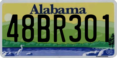 AL license plate 48BR301
