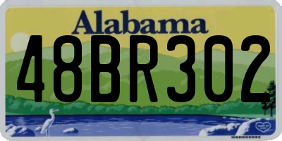 AL license plate 48BR302