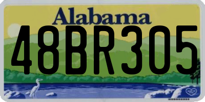 AL license plate 48BR305