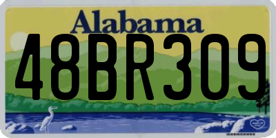 AL license plate 48BR309