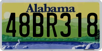 AL license plate 48BR318
