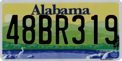 AL license plate 48BR319