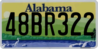 AL license plate 48BR322