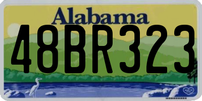 AL license plate 48BR323