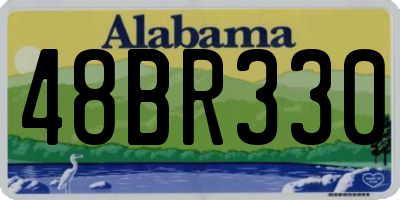 AL license plate 48BR330