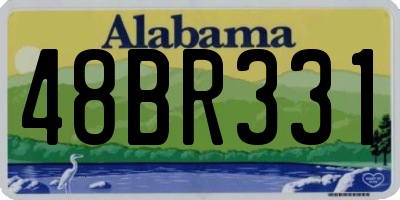 AL license plate 48BR331