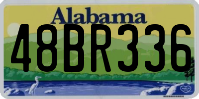 AL license plate 48BR336