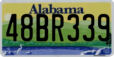 AL license plate 48BR339