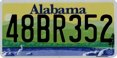 AL license plate 48BR352