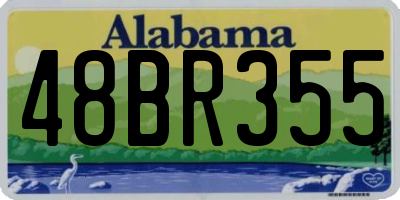AL license plate 48BR355