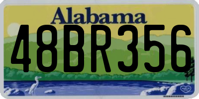 AL license plate 48BR356