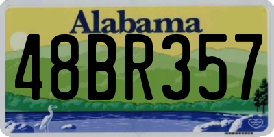 AL license plate 48BR357