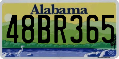 AL license plate 48BR365