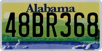 AL license plate 48BR368