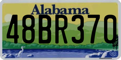AL license plate 48BR370