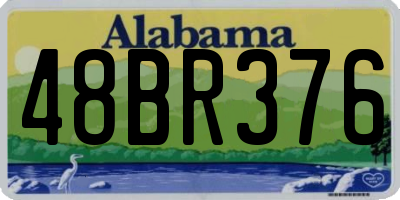 AL license plate 48BR376