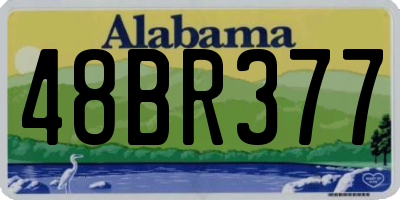 AL license plate 48BR377