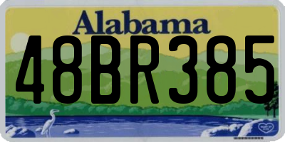 AL license plate 48BR385